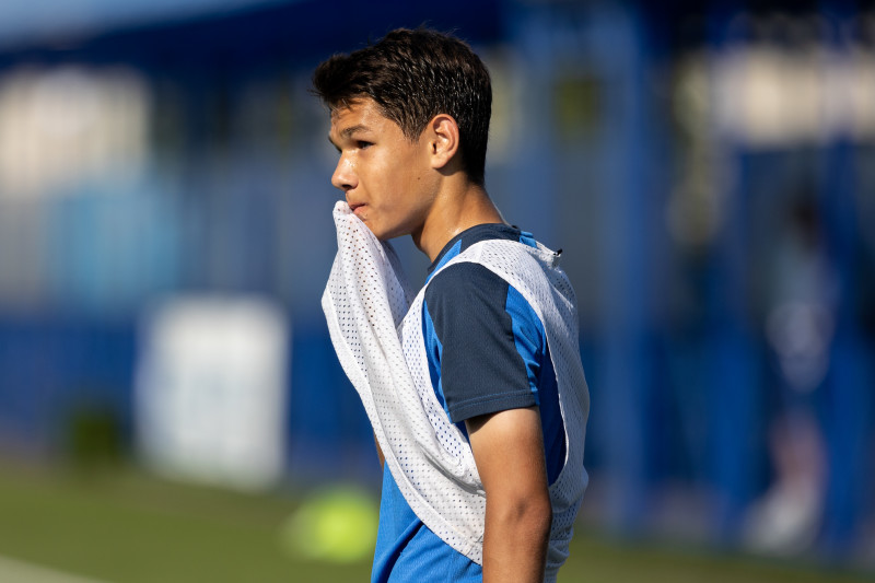 Тренировка «Зенита»-2008 в «Газпром»-Академии ФК «Зенит»