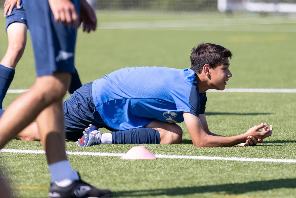 Тренировка «Зенита»-2008 в «Газпром»-Академии ФК «Зенит»