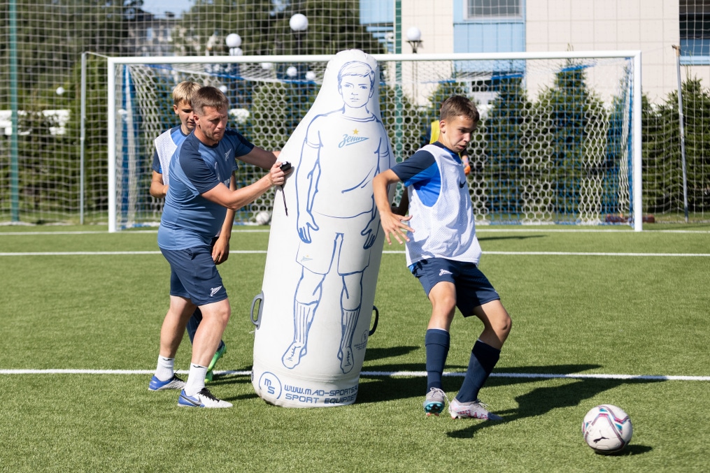 Тренировка «Зенита»-2008 в «Газпром»-Академии ФК «Зенит»