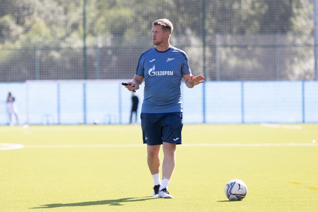 Тренировка «Зенита»-2008 в «Газпром»-Академии ФК «Зенит»