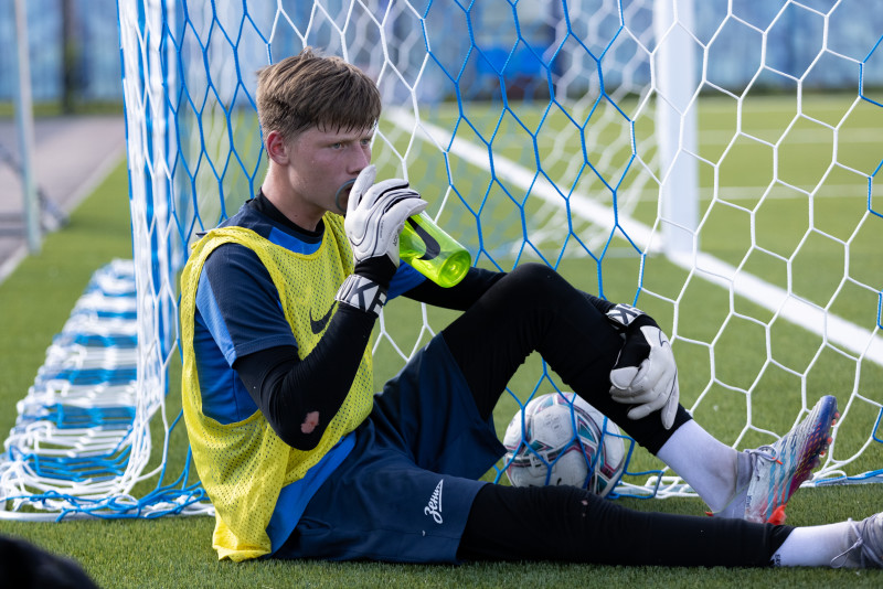 Тренировка «Зенита»-2008 в «Газпром»-Академии ФК «Зенит»