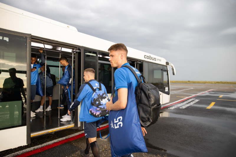 Прибытие команды «Зенит» в Ставрополь и отъезд в Ростов-на-Дону на матч с «Ростовом»