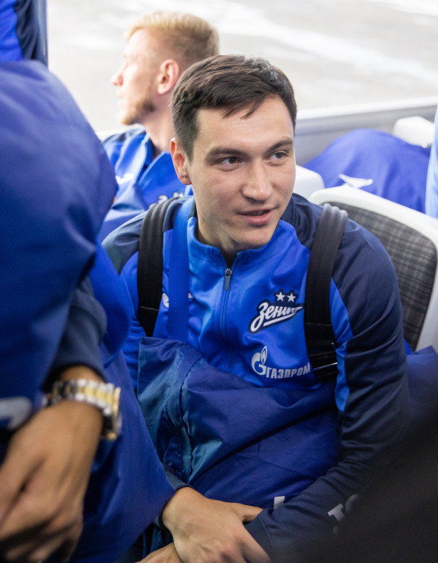 Прибытие команды «Зенит» в Ставрополь и отъезд в Ростов-на-Дону на матч с «Ростовом»