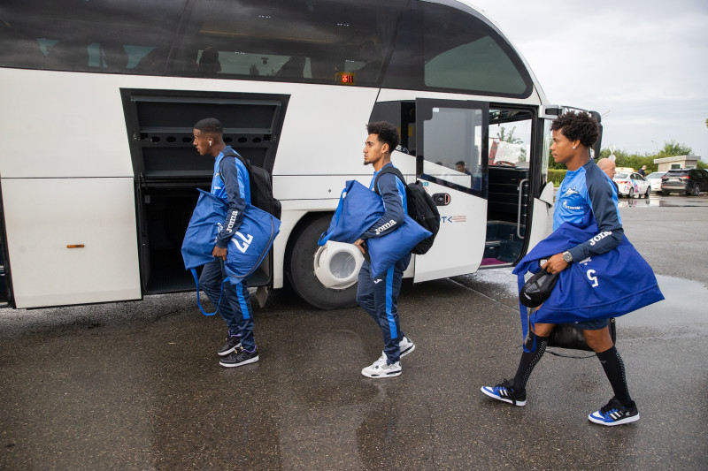 Прибытие команды «Зенит» в Ставрополь и отъезд в Ростов-на-Дону на матч с «Ростовом»