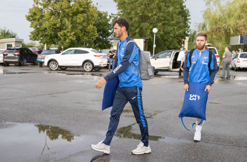 Прибытие команды «Зенит» в Ставрополь и отъезд в Ростов-на-Дону на матч с «Ростовом»