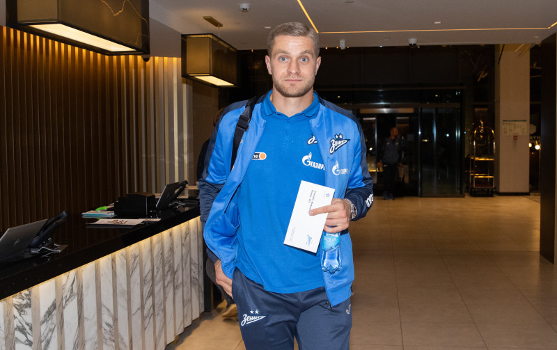 Прибытие команды «Зенит» в город Ростов-на-Дону на матч с «Ростовом»