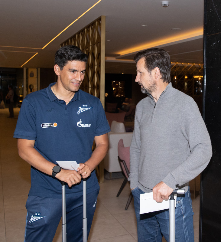 Прибытие команды «Зенит» в город Ростов-на-Дону на матч с «Ростовом»