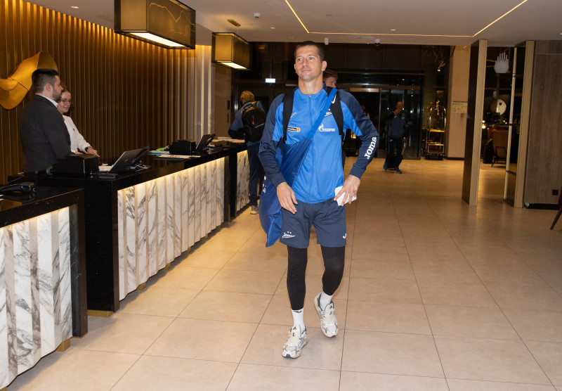 Прибытие команды «Зенит» в город Ростов-на-Дону на матч с «Ростовом»