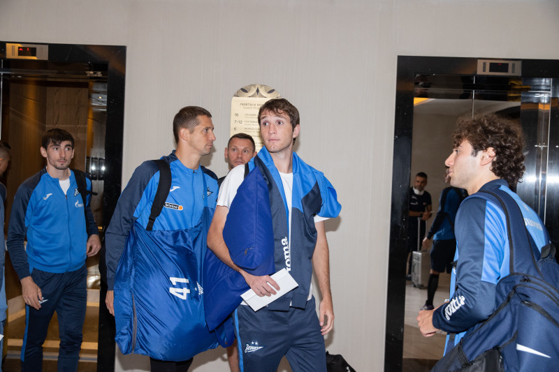 Прибытие команды «Зенит» в город Ростов-на-Дону на матч с «Ростовом»