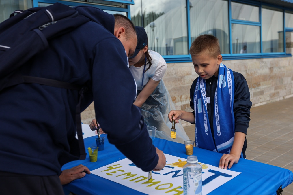 «Фан-променад» перед матчем  Суперлиги 2023, «Зенит» — «Чертаново»