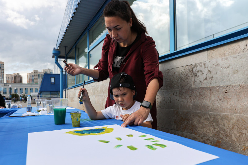 «Фан-променад» перед матчем  Суперлиги 2023, «Зенит» — «Чертаново»