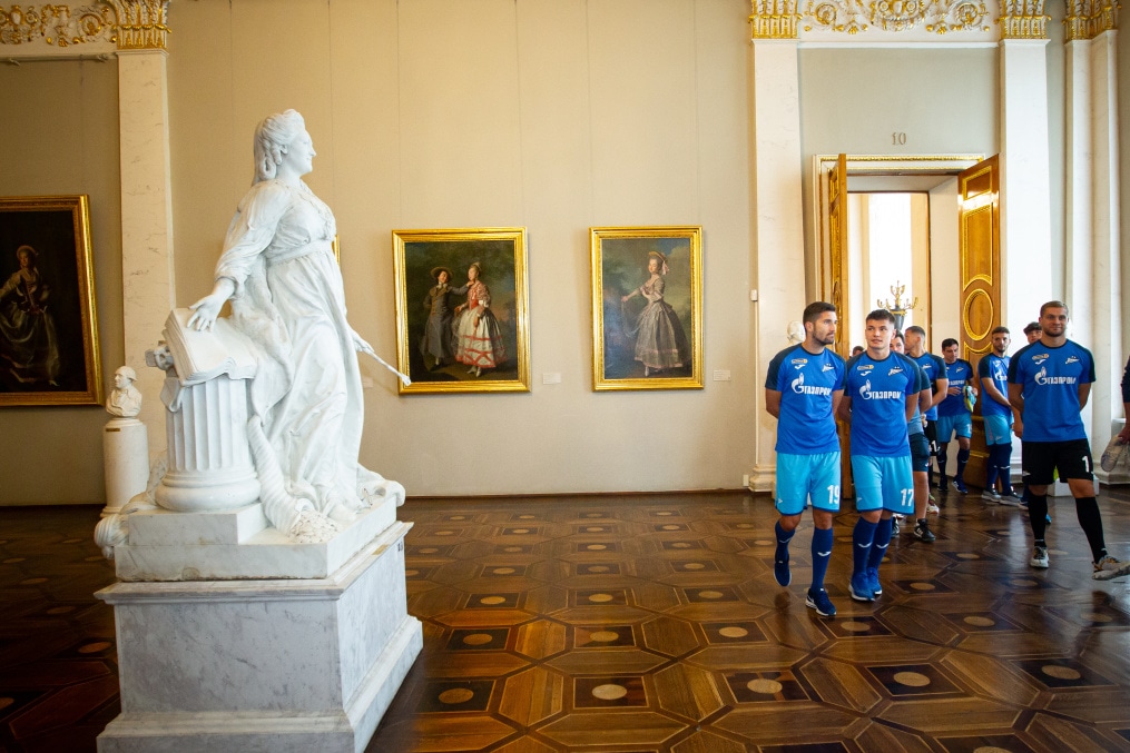 Экскурсия по залам Русского музея для игроков основного состава ФК «Зенит»