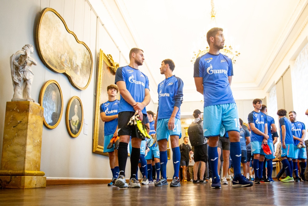 Экскурсия по залам Русского музея для игроков основного состава ФК «Зенит»