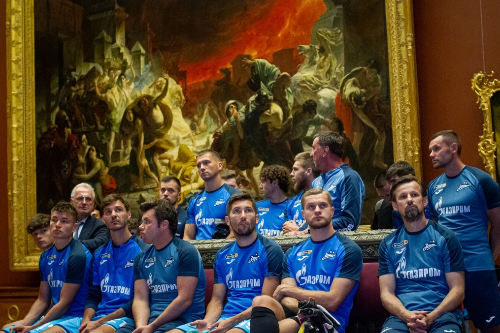 Экскурсия по залам Русского музея для игроков основного состава ФК «Зенит»