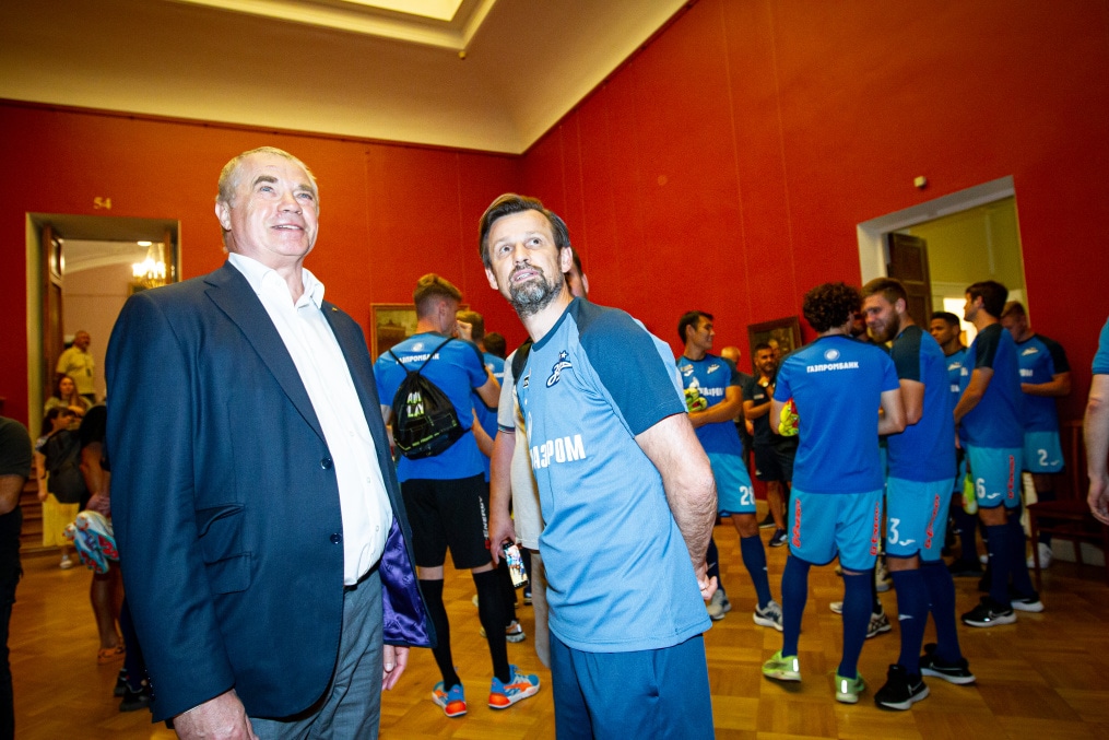 Экскурсия по залам Русского музея для игроков основного состава ФК «Зенит»