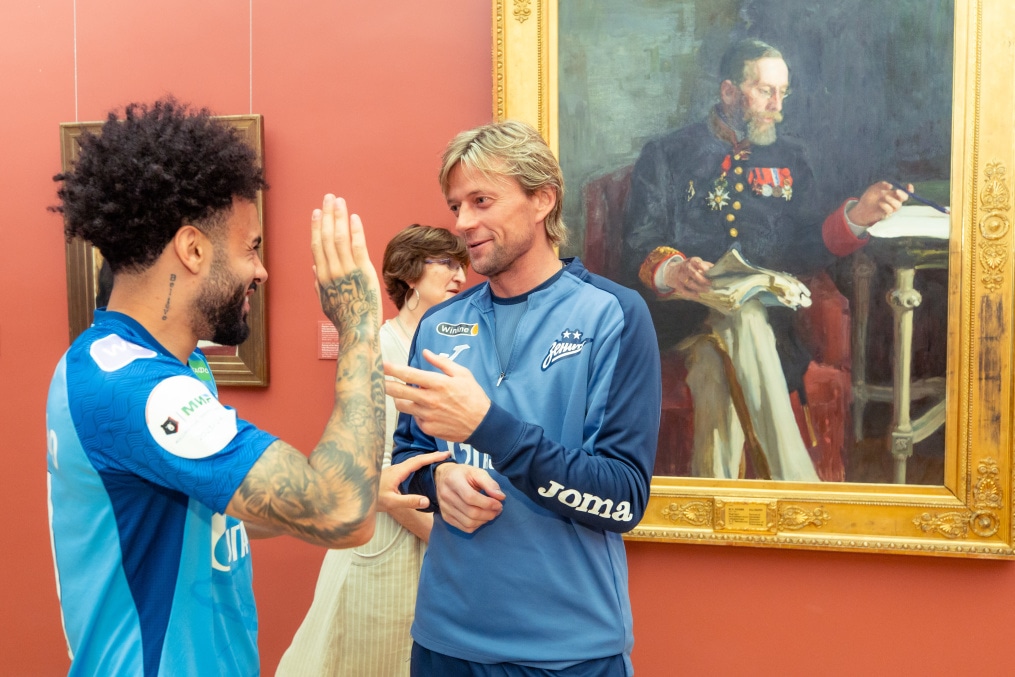 Экскурсия по залам Русского музея для игроков основного состава ФК «Зенит»