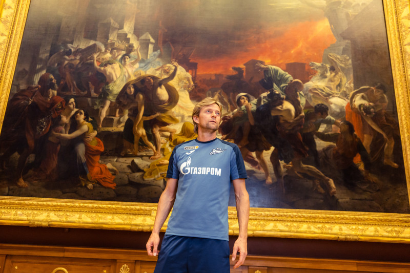 Экскурсия по залам Русского музея для игроков основного состава ФК «Зенит»