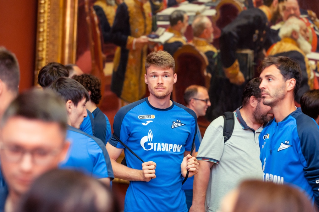 Экскурсия по залам Русского музея для игроков основного состава ФК «Зенит»