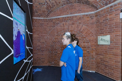 Экскурсия женской молодежной команды «Зенит» в галерею «Цифергауз»