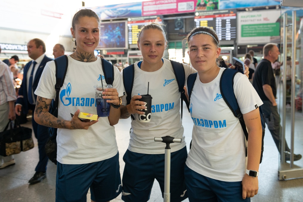 Выезд женской команды на матч с «Локомотивом»