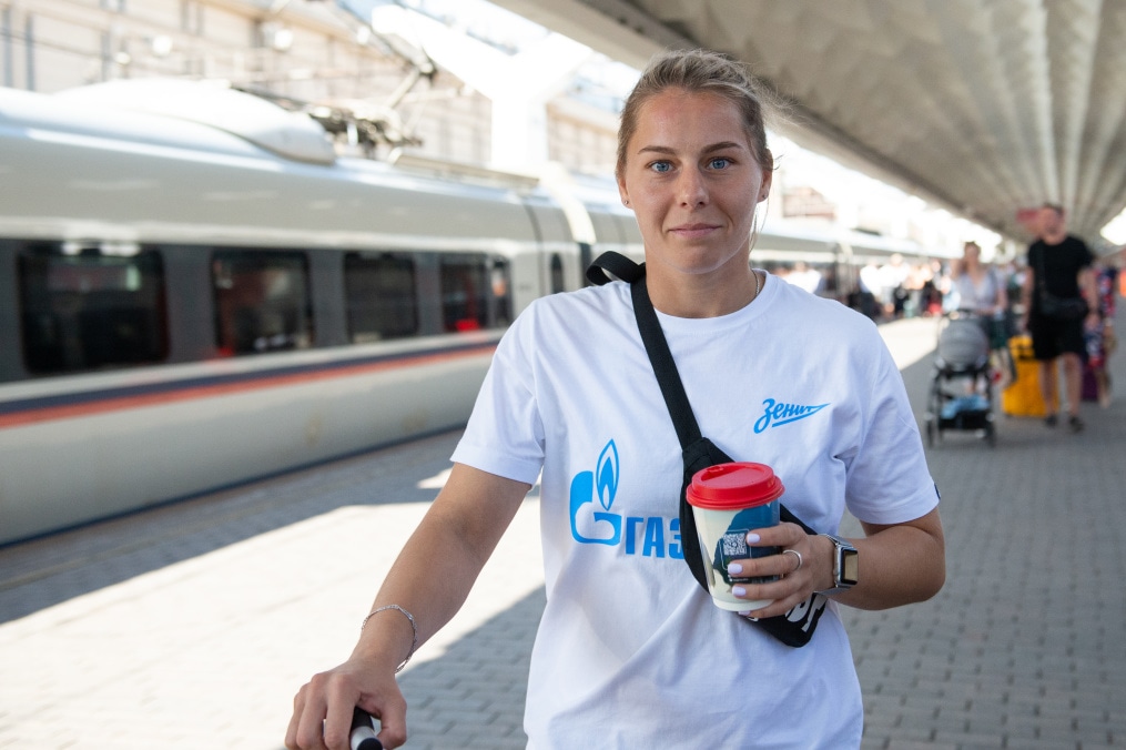 Выезд женской команды на матч с «Локомотивом»