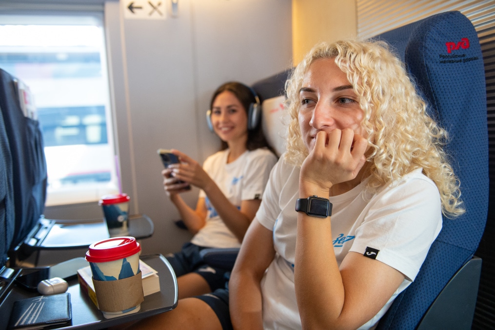 Выезд женской команды на матч с «Локомотивом»