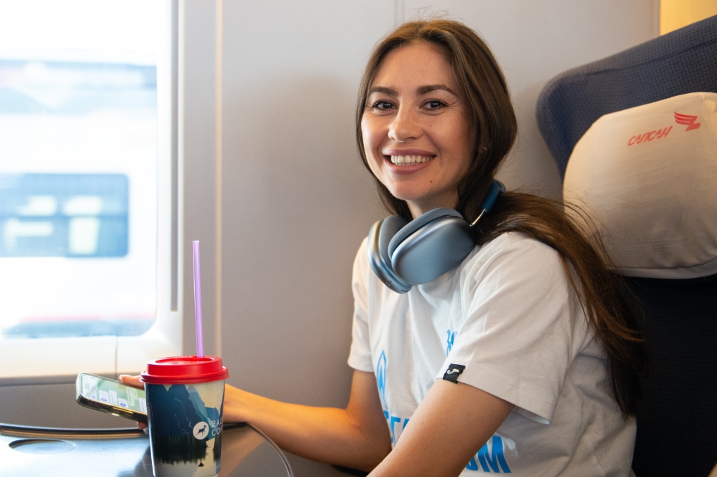 Выезд женской команды на матч с «Локомотивом»