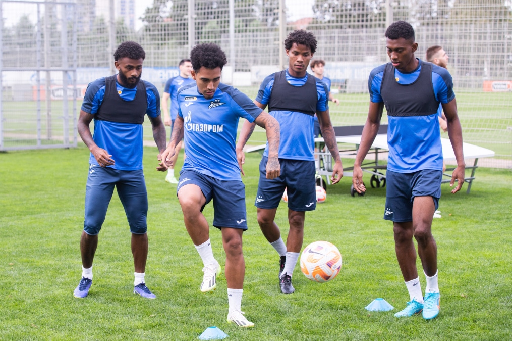 Открытая тренировка «Зенита» перед матчем с ЦСКА