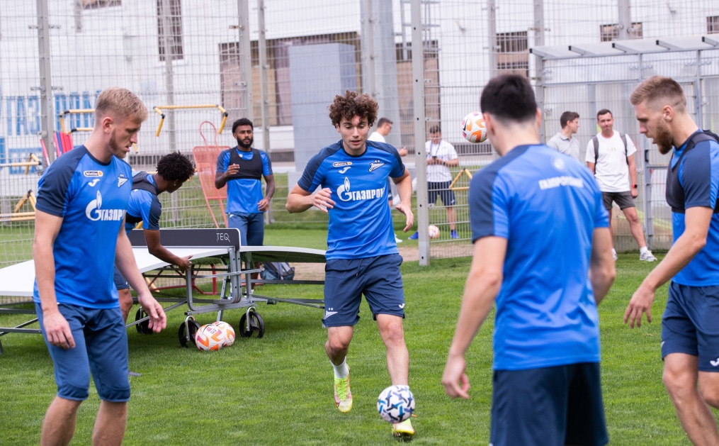 Открытая тренировка «Зенита» перед матчем с ЦСКА