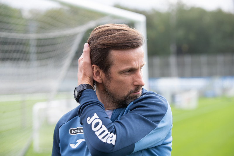 Сергей Семак на пресс-брифинге перед матчем с ЦСКА