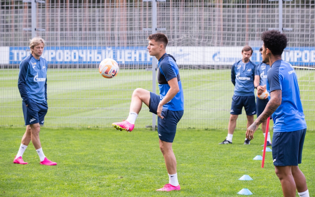 Открытая тренировка «Зенита» перед матчем с ЦСКА