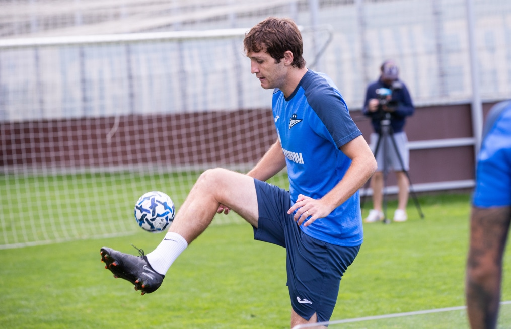 Открытая тренировка «Зенита» перед матчем с ЦСКА