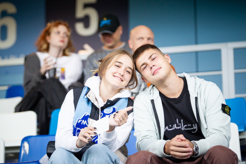 Болельщики на матче Cуперлиги 2023, «Зенит» — «Рязань-ВДВ»