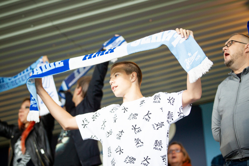 Болельщики на матче Cуперлиги 2023, «Зенит» — «Рязань-ВДВ»