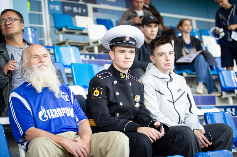 Болельщики на матче Cуперлиги 2023, «Зенит» — «Рязань-ВДВ»