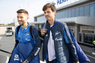 Вылет «Зенита» на матч с «Ахматом»