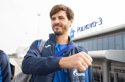 Вылет команды «Зенит» на матч с «Оренбургом»