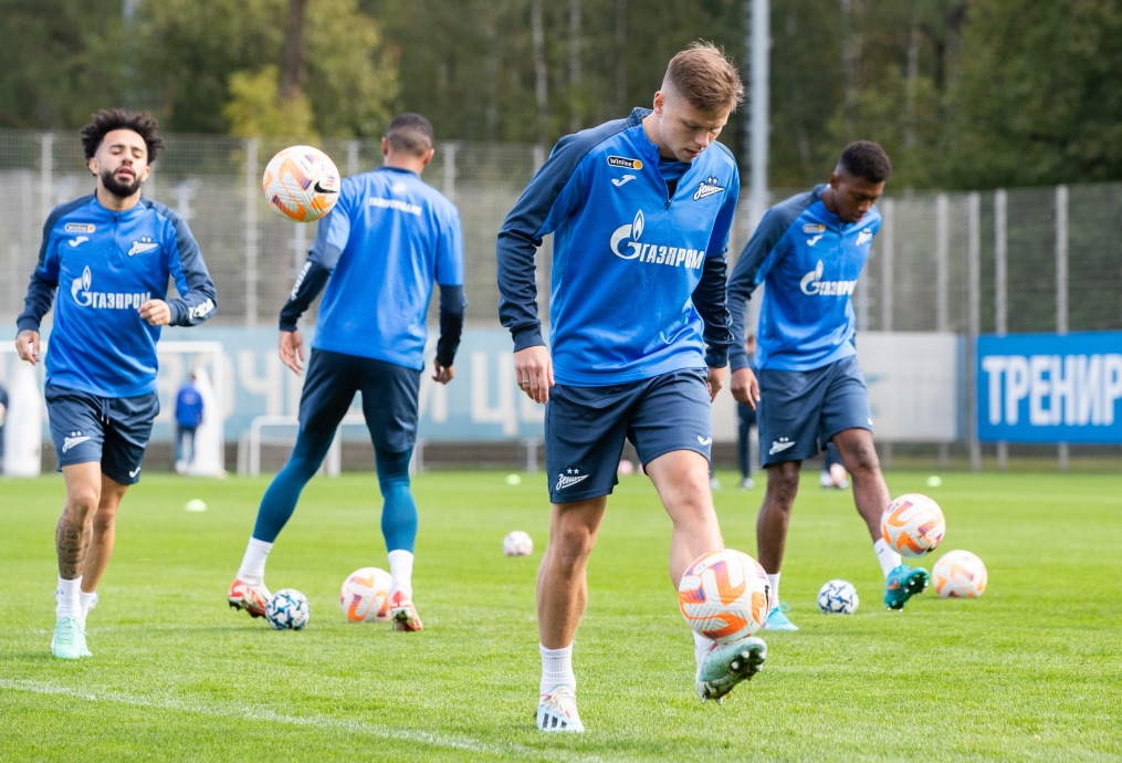Открытая тренировка «Зенита» перед матчем с «Сочи»
