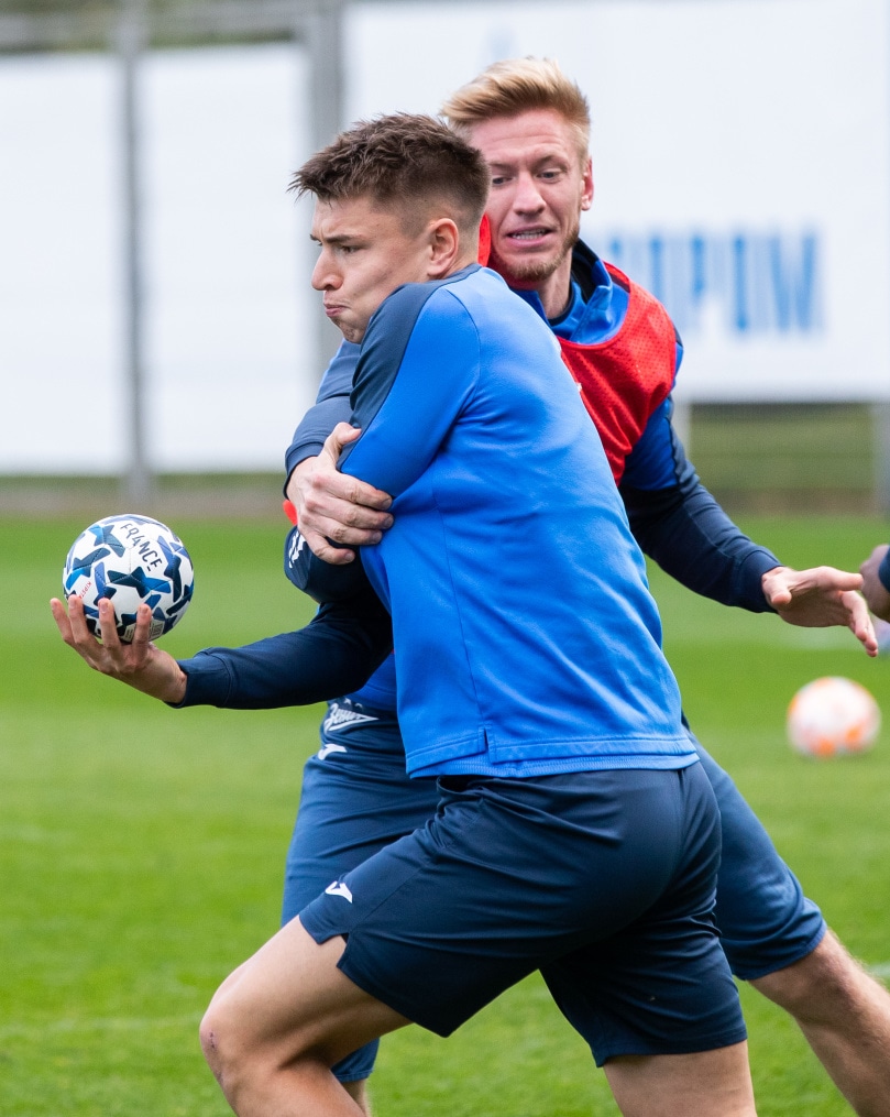 Открытая тренировка «Зенита» перед матчем с «Сочи»