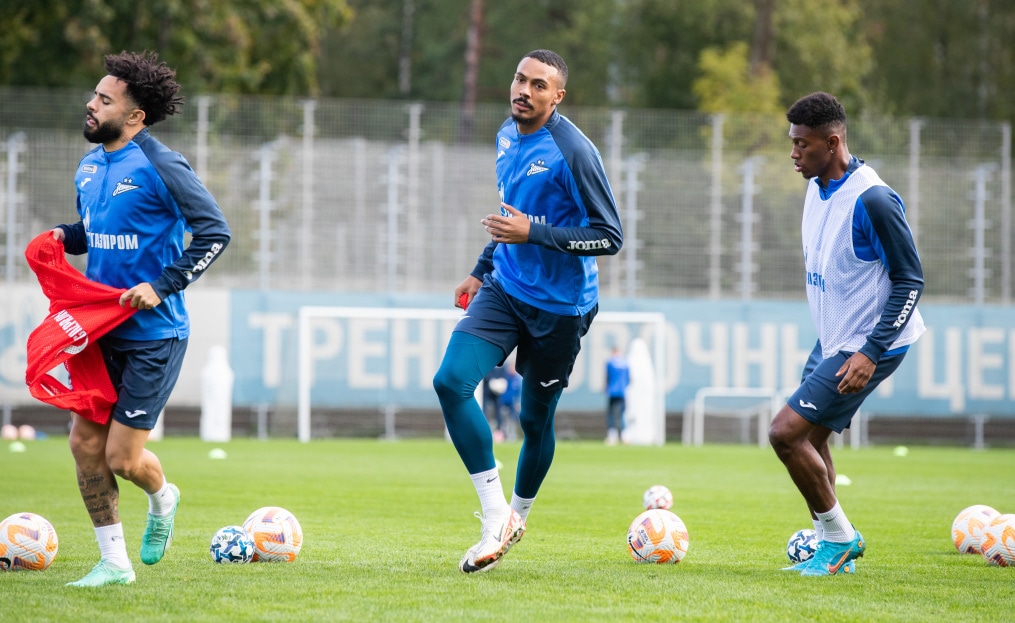 Открытая тренировка «Зенита» перед матчем с «Сочи»