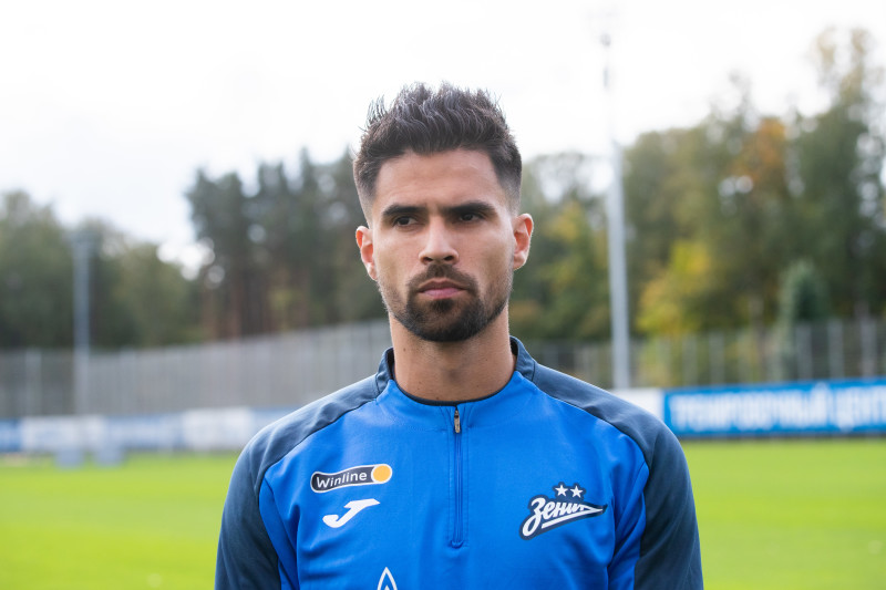 Родригао на пресс-брифинге перед матчем с «Сочи»