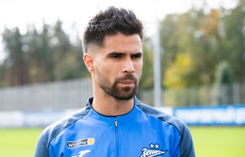 Родригао на пресс-брифинге перед матчем с «Сочи»