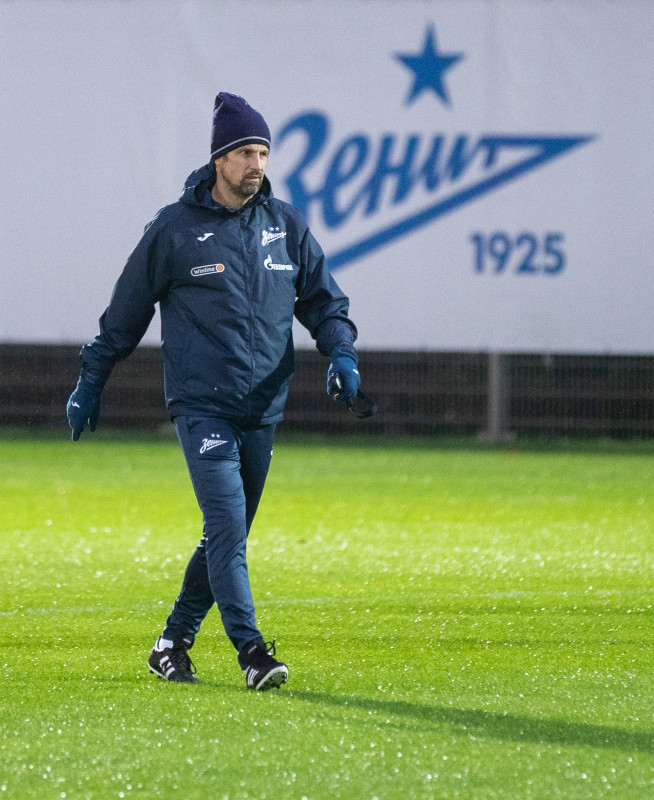 Открытая тренировка «Зенита» перед матчем с «Кайратом»