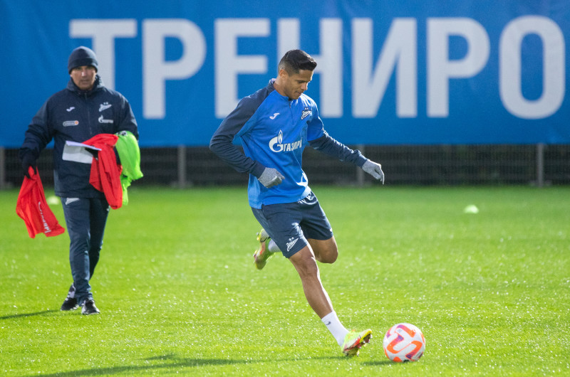 Открытая тренировка «Зенита» перед матчем с «Кайратом»