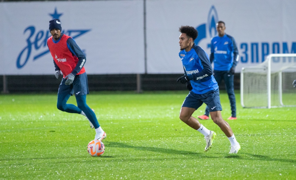 Открытая тренировка «Зенита» перед матчем с «Кайратом»