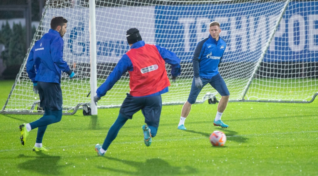 Открытая тренировка «Зенита» перед матчем с «Кайратом»