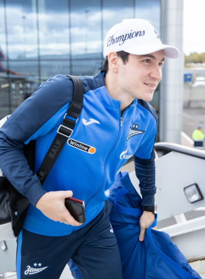 Вылет команды в Алма-Ату на матч «Кайрат» — «Зенит»