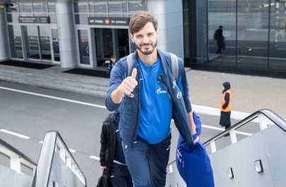 Вылет команды в Алма-Ату на матч «Кайрат» — «Зенит»