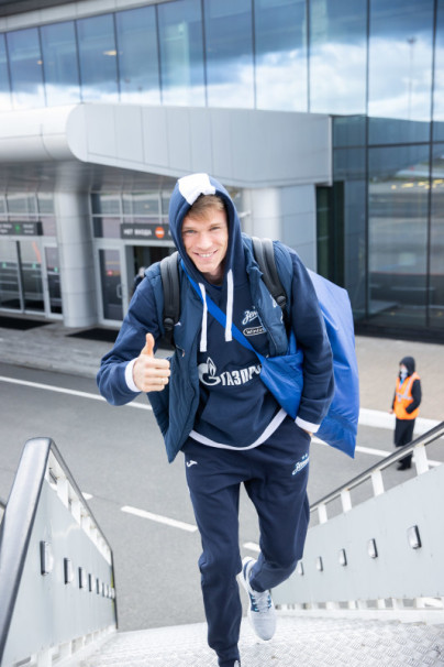 Вылет команды в Алма-Ату на матч «Кайрат» — «Зенит»