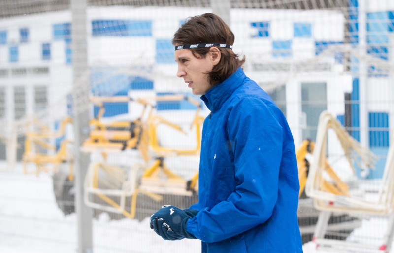 Тренировка «Зенита»-2 в Удельном парке